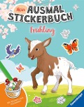 Cover-Bild zum Titel 'Mein Ausmalstickerbuch - Frühling' von ''