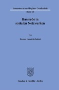 Cover-Bild zum Titel 'Hassrede in sozialen Netzwerken' von 'Ricarda Henriette Seifert'