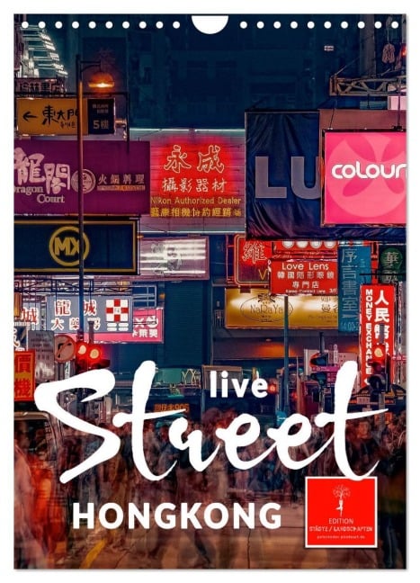 Hongkong Street live (Wandkalender 2026 DIN A4 hoch), CALVENDO Monatskalender - Peter Roder