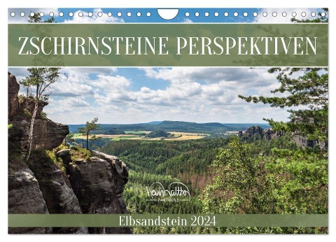 Zschirnsteine Perspektiven - Elbsandstein (Wandkalender 2024 DIN A4 quer), CALVENDO Monatskalender - Kevin Walther