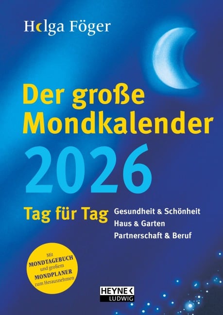 Der große Mondkalender 2026 - Helga Föger