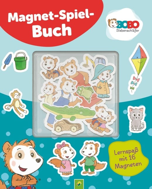 Bobo Siebenschläfer Magnet-Spielbuch für Kinder ab 3 Jahren - 