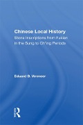 Cover-Bild zum Titel 'Chinese Local History' von 'Eduard B. Vermeer'