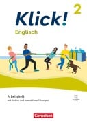Cover-Bild zum Titel 'Klick! Band 2: 6. Schuljahr. Englisch - Arbeitsheft mit Audios und interaktiven Übungen' von 'Petra Spengler, Gabriela Stanka'
