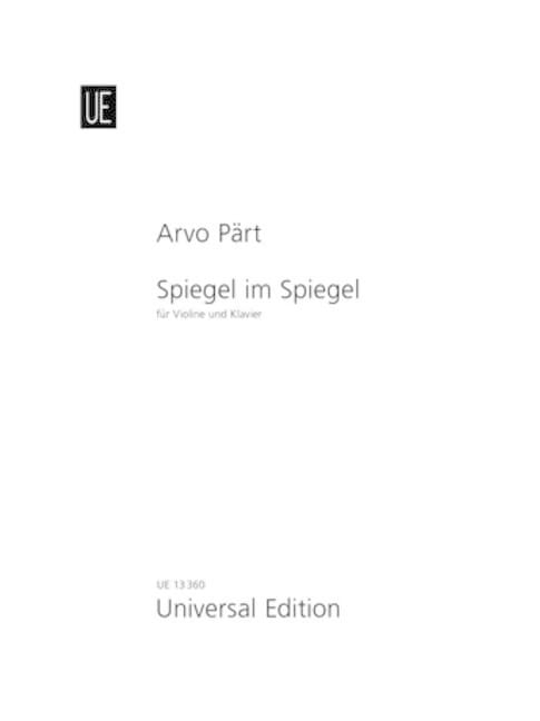 Spiegel im Spiegel - Arvo Pärt