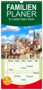 Cover-Bild zum Titel 'Familienplaner 2027 - In Liebe Dein Rom mit 5 Spalten (Wandkalender, 21 x 45 cm) CALVENDO' von 'Marion Meyer - Stimmungsbilder1'