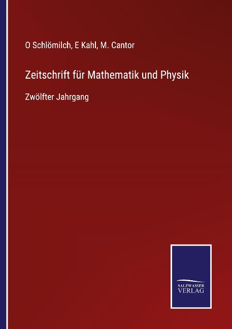 Zeitschrift für Mathematik und Physik - 