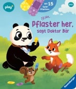 Cover-Bild zum Titel 'Play+ Mein lustiges Spielbuch Pflaster her, sagt Doktor Bär - ab 2 Jahre' von 'Bernd Penners'