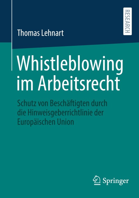 Whistleblowing im Arbeitsrecht - Thomas Lehnart