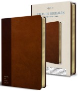 Cover-Bild zum Titel 'Biblia Jerusalén Latinoamericana Símil Piel Marrón / Spanish Jerusalem Bible, Latinamerican Brown Leathersoft' von 'Biblia de Jerusalén'