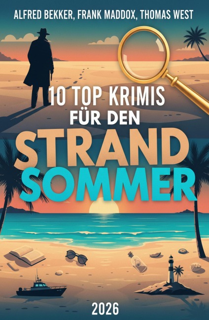 10 Top Krimis für den Strandsommer 2026 - Alfred Bekker, Thomas West, Frank Maddox