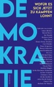 Cover-Bild zum Titel 'Demokratie' von 'Gabriele von Arnim, Lukas Bärfuss, Daniel Kehlmann'