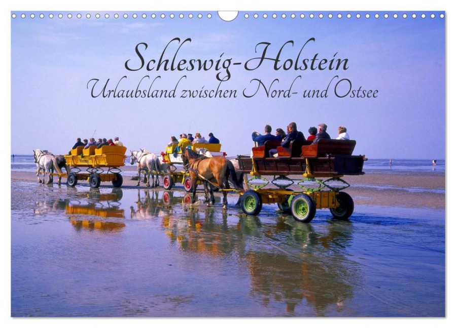 Schleswig-Holstein, Urlaubsland zwischen Nord- und Ostsee (Wandkalender 2026 DIN A3 quer), CALVENDO Monatskalender - Lothar Reupert