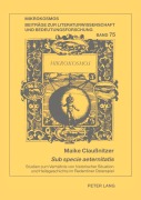 Cover-Bild zum Titel ''Sub specie aeternitatis'' von 'Maike Claußnitzer'
