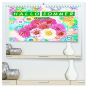 Hallo Sommer - Artwork (hochwertiger Premium Wandkalender 2026 DIN A2 quer), Kunstdruck in Hochglanz - Liselotte Brunner-Klaus
