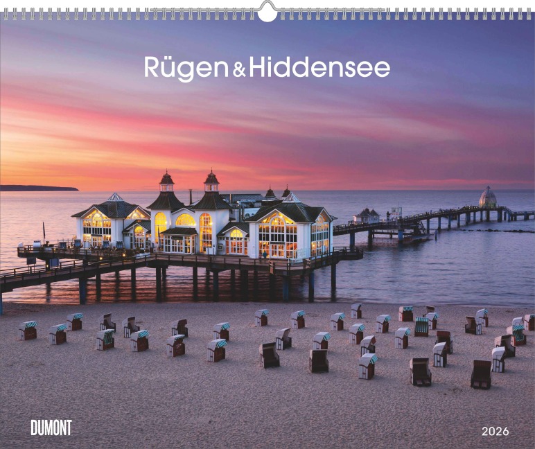 Rügen & Hiddensee 2026 - Wandkalender 52 x 42,5 cm - Spiralbindung - 
