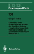 Cover-Bild zum Titel 'Entwicklung eines biomechanischen Modells des Hand-Arm-Systems' von 'Georgios Tsotsis'