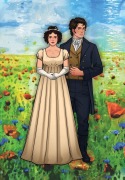 Cover-Bild zum Titel 'Pride and Prejudice (Illustrated)' von 'Jane Austen, J. Houser'
