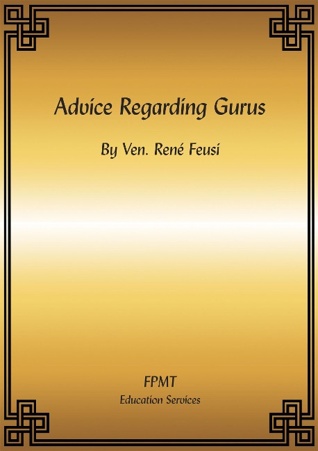 Advice Regarding Gurus eBook - Fpmt