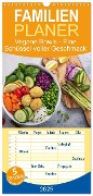 Familienplaner 2025 - Vegane Bowls - Eine Schüssel voller Geschmack mit 5 Spalten (Wandkalender, 21 x 45 cm) CALVENDO - Fotodesign Verena Scholze