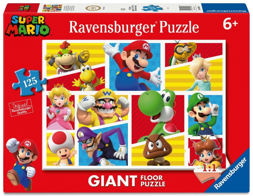 Kinderpuzzle 125 Teile - Nintendo Super Mario - Marios Freunde und Feinde - 