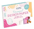 Cover-Bild zum Titel 'Design Paper A5 Formenspiel. Mit Handlettering-Grundkurs' von 'Ludmila Blum'