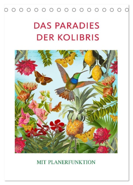 Das Paradies der Kolibris (Tischkalender 2026 DIN A5 hoch), CALVENDO Monatskalender - Christine B-B Müller