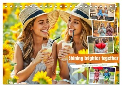 Cover-Bild zum Titel 'Shining brighter together - My heart, my sister, my home (Desk Calendar 2026 DIN A5 landscape), CALVENDO 12 Month DeskCalendar' von 'Fred Schimak'