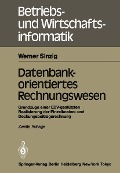 Cover-Bild zum Titel 'Datenbankorientiertes Rechnungswesen' von 'Werner Sinzig'