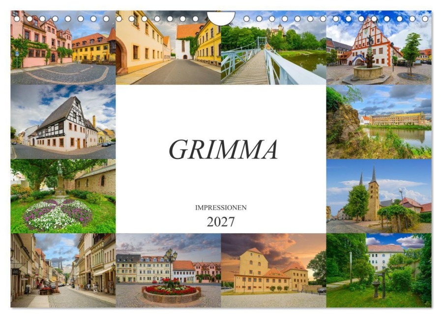 Grimma Impressionen (Wandkalender 2027 DIN A4 quer), CALVENDO Monatskalender - Dirk Meutzner