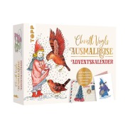 Cover-Bild zum Titel 'Christl Vogls Ausmalreise - der Adventskalender' von 'Christl Vogl'