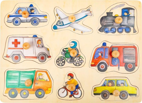 Setzpuzzle Fahrzeuge der Stadt - 