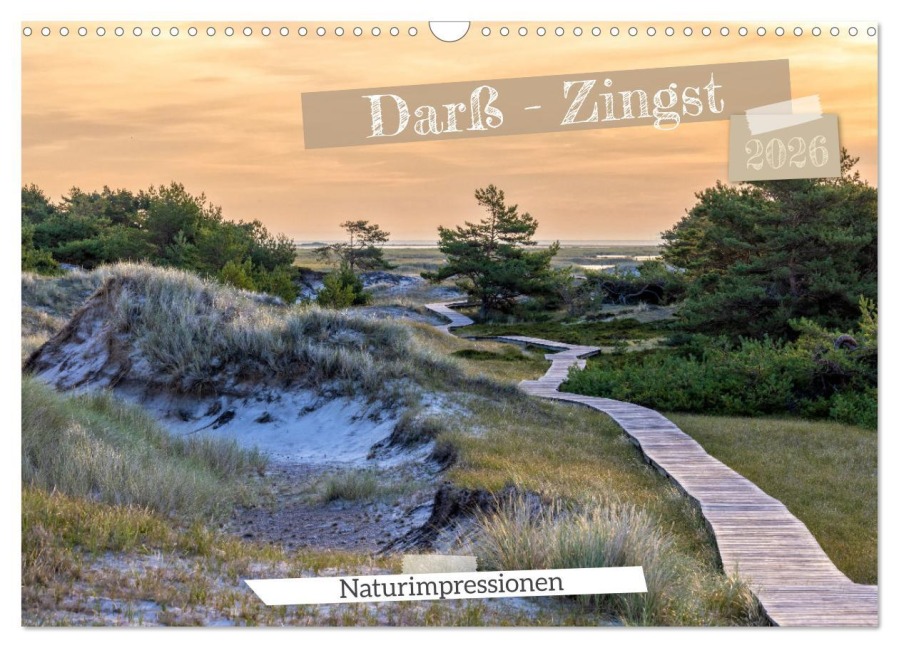 Darß-Zingst Naturimpressionen (Wandkalender 2026 DIN A3 quer), CALVENDO Monatskalender - AkremaFotoArt AkremaFotoArt