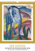 Kunstkalender 2026 - Der Goldene DUMONT-Kunstkalender - Wandkalender - Hochformat A3 29,7 x 42 cm - 