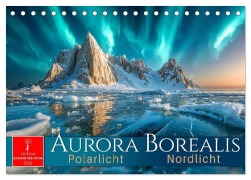 Cover-Bild zum Titel 'Aurora Borealis - Polarlicht Nordlicht (Tischkalender 2026 DIN A5 quer), CALVENDO Monatskalender' von 'Roder Roder'