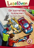 Cover-Bild zum Titel 'Leselöwen 1. Klasse - Ein spannendes Autorennen' von 'Katja Richert'