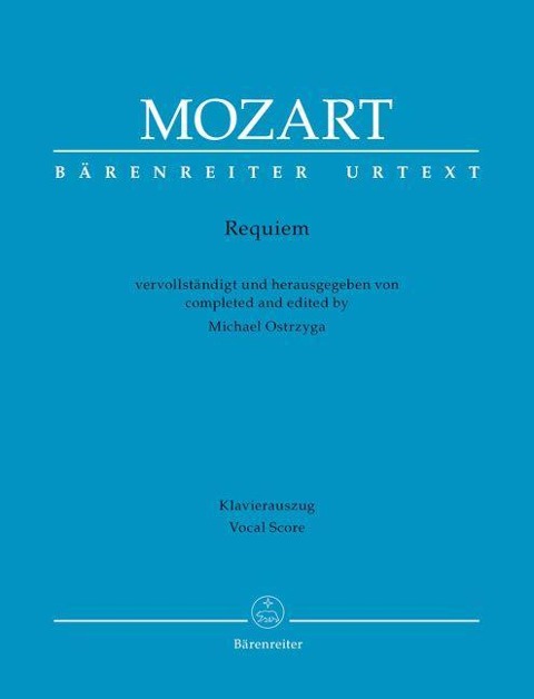 Requiem (Neuvervollständigung) Klavierauszug vokal - Wolfgang Amadeus Mozart