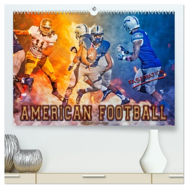 Faszination American Football (hochwertiger Premium Wandkalender 2026 DIN A2 quer), Kunstdruck in Hochglanz - Peter Roder