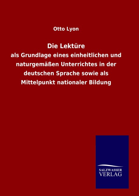 Die Lektüre - Otto Lyon