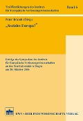 Cover-Bild zum Titel ''Soziales Europa?'' von ''