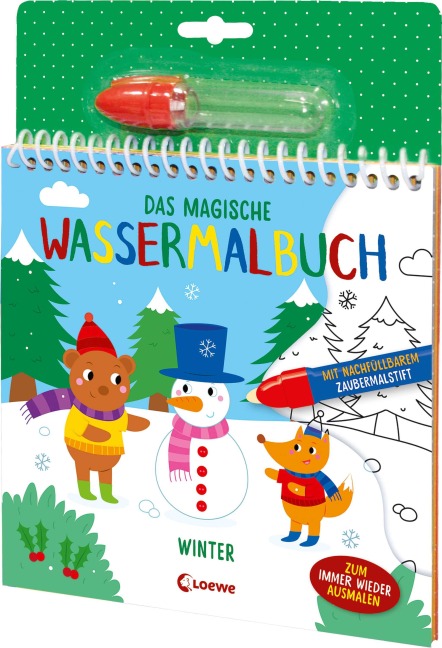 Das magische Wassermalbuch - Winter - 
