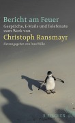 Cover-Bild zum Titel 'Bericht am Feuer' von 'Christoph Ransmayr'