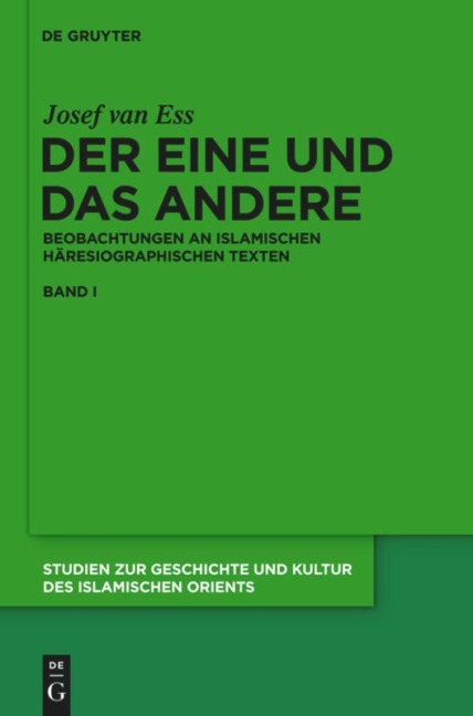 Der Eine und das Andere - Josef Van Ess