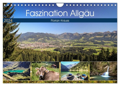 Faszination Allgäu (Wandkalender 2024 DIN A4 quer), CALVENDO Monatskalender - Florian Krauss