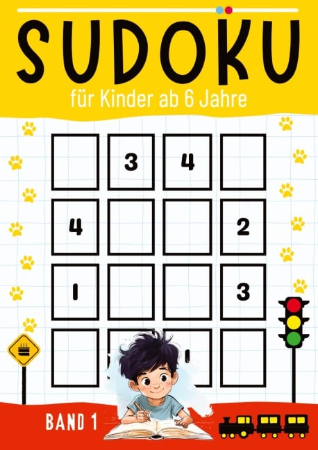 Sudoku für Kinder ab 6 Jahre - BAND 1 - Kindery Verlag