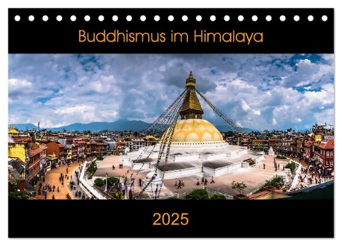 Buddhismus im Himalaya (Tischkalender 2025 DIN A5 quer), CALVENDO Monatskalender - Jens König