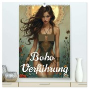 Boho Verführung (hochwertiger Premium Wandkalender 2026 DIN A2 hoch), Kunstdruck in Hochglanz - Ally Bee