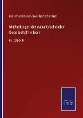 Cover-Bild zum Titel 'Mittheilungen der naturforschenden Gesellschaft in Bern' von ''