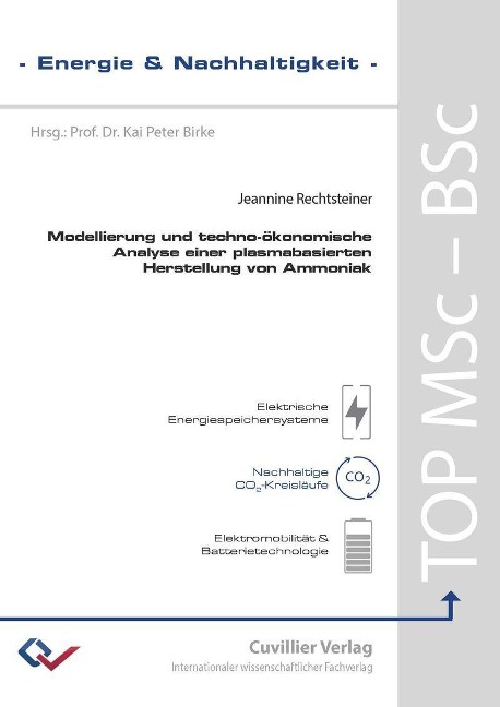 Modellierung und techno-ökonomische Analyse einer plasmabasierten Herstellung von Ammoniak - 