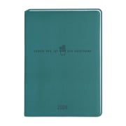 Cover-Bild zum Titel 'Terminplaner Lederlook 2026 Petrol' von ''